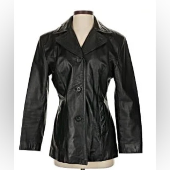 Maxima Jackets & Blazers - Maxima Black Leather Jacket
